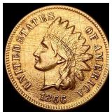 1866 Indian Head Cent CLOSELY UNCIRCULATED