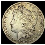 1900-O Silver Morgan Dollar ABOUT UNCIRCULATED