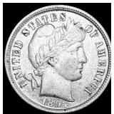 1897 Barber Dime CHOICE AU
