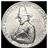 1920 Silver Pilgrim Tercentenary Half Dollar  HIG