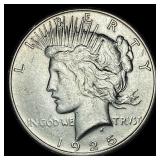 1925-S Silver Peace Dollar CLOSELY UNCIRCULATED
