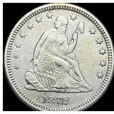 1872 Seated Liberty Quarter ABOUT UNCIRCULATED