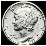 1923-S Silver Mercury Dime UNCIRCULATED