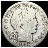 1896-S Silver Barber Half Dollar NICELY CIRCULATE
