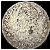 1820 Capped Bust Quarter NICELY CIRCULATED