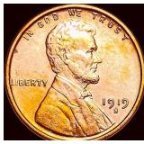 1919-S Red Lincoln Wheat Cent UNCIRCULATED