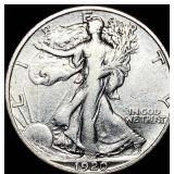 1920-D Silver Walking Liberty Half Dollar LIGHTLY