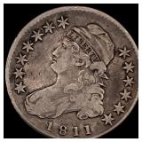 1811 Capped Bust Half Dollar NICELY CIRCULATED