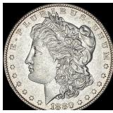 1880-S Silver Morgan Dollar CLOSELY UNCIRCULATED