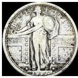 1917-S Type 1 Standing Liberty Quarter LIGHTLY CI