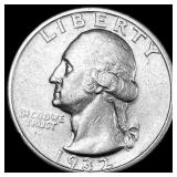 1932-S Silver Washington Quarter CLOSELY UNCIRCULA