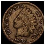 1908-S Indian Head Cent LIGHTLY CIRCULATED