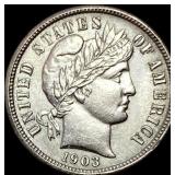 1903 Silver Barber Dime UNCIRCULATED