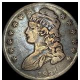 1834 Silver Capped Bust Half Dollar LIGHTLY CIRCU