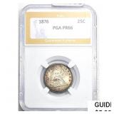 1876 Seated Liberty Quarter PGA PR66