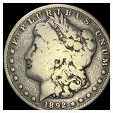 1892-S Morgan Silver Dollar NICELY CIRCULATED