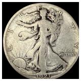 1921-S Silver Walking Liberty Half Dollar NICELY C