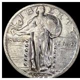 1928 Standing Liberty Silver Quarter NEARLY UNCIRC