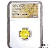 Byzantine Phocas 602-610 AD Gold Tremissis NGC MS
