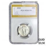 1930 Standing Liberty Quarter PGA MS66 FH