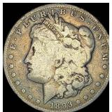 1893-S Silver Morgan Dollar NICELY CIRCULATED