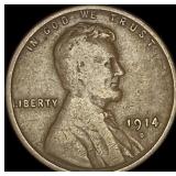 1914-D Lincoln Wheat Cent LIGHTLY CIRCULATED
