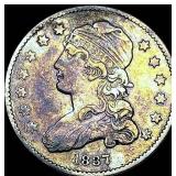 1837 Capped Bust Silver Quarter LIGHTLY CIRCULATE