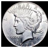 1928 Silver Peace Dollar UNCIRCULATED