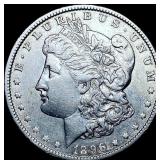 1896-O Silver Morgan Dollar ABOUT UNCIRCULATED