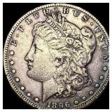 1896-S Silver Morgan Dollar Toned LIGHTLY  CIRCUL