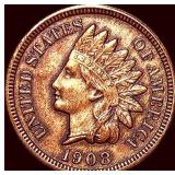 1908-S Indian Head Cent CHOICE AU