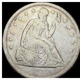 1859-O Silver Seated Liberty Dollar NICELY  CIRCU
