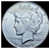 1935 Silver Peace Dollar CHOICE AU