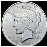 1934-D Silver Peace Dollar CLOSELY  UNCIRCULATED