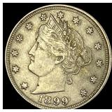 1899 Liberty Head Nickel CLOSELY UNCIRCULATED