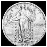 1923 Standing Liberty Silver Quarter CLOSELY UNCIR