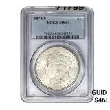 1878-S Morgan Silver Dollar PCGS MS64