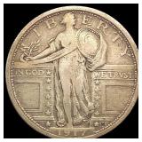 1917 Standing Liberty Quarter LIGHTLY CIRCULATED
