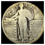 1927-S Silver Standing Liberty Quarter NICELY CIRC