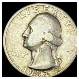 1932-D Silver Washington Quarter NICELY CIRCULATED