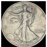 1919-D Silver Walking Liberty Half Dollar LIGHTLY