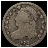 1837 Capped Bust Dime NICELY CIRCULATED