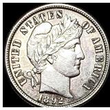 1892-S Silver Barber Dime UNCIRCULATED