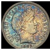 1902-O Silver Barber Dime CLOSELY UNCIRCULATED