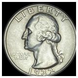1932-D Silver Washington Quarter UNCIRCULATED