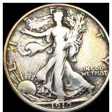 1919-D Silver Walking Liberty Half Dollar  LIGHTL