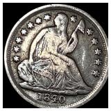 1840-O Silver Half Dime LIGHTLY CIRCULATED
