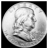 1949-D Silver Franklin Half Dollar UNCIRCULATED