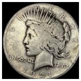 1921 Silver Peace Dollar NICELY CIRCULATED