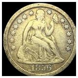 1856 Seated Liberty Dime LIGHTLY CIRCULATED